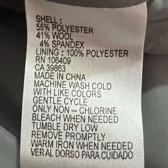 Tahari Arthur S. Levine (12) Pinstripe Fold Collar Sleeveless Sheath Dress Lined - Picture 12 of 14